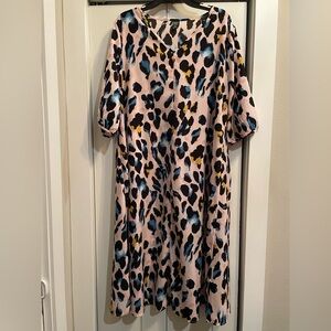 Stylish Leopard Print Maxi Dress